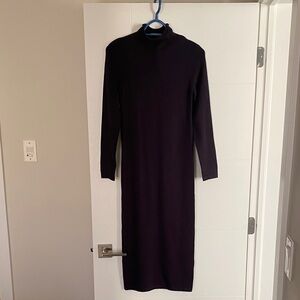 French Connection Dark Long Sleeve Dress